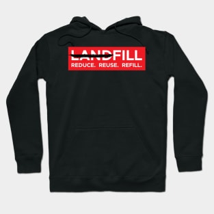 Refill not landfill Hoodie